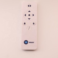 Control Remoto Inalámbrico Personalizado de 4 Botones para Espejo, con Batería CR2032, Indicador LED IR/RF, Alcance de 100m, para Cerraduras Inteligentes, Hogar y Automóvil, OEM/ODM, Pedidos al por Mayor