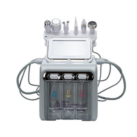 Appareil professionnel de beauté portable pour le visage, 6 en 1, équipement de peeling au diamant, hydradermabrasion, machine d'hydrodermabrasion