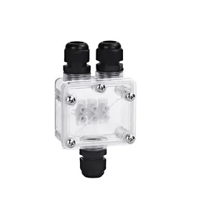 Affordable quality transparent square junction box waterproof junction box GM2066-3T