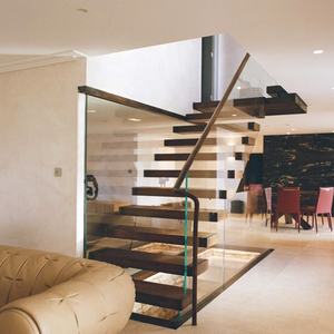 Escalera redonda de acero para construcción, escalón de roble rojo en forma de U, diseño personalizado, a buen <span class=keywords><strong>precio</strong></span>, estándar, Simple - Product Image 4