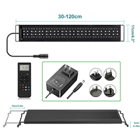 SIROKA SRK-A01 télécommande 24/7 intelligente WRGB LED croissance de poisson Aquarium lumière à spectre complet pour Aquarium de plantes vivants 12-55 pouces