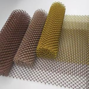 Cortina <span class=keywords><strong>de</strong></span> <span class=keywords><strong>Malla</strong></span> Metálica Decorativa <span class=keywords><strong>de</strong></span> Aluminio Ligero, Tamaño Personalizado, para Revestimiento <span class=keywords><strong>de</strong></span> Fachadas y División <span class=keywords><strong>de</strong></span> Interiores - Product Image 4