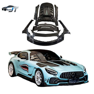 Kit carrosserie large en fibre de carbone style Black Series V2 pour Mercedes Benz Amg Gt Gtc Gts Gtr - Product Image 1