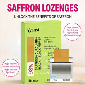 Tiras Orales de Azafrán y Curcumina Naturales OEM/ODM para el Brillo Ocular, Suplemento Vitamínico para la Salud Ocular de Adultos, Suplemento Dietético Vegano - Product Image 4