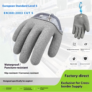 Gants de pêche antidérapants à doigts complets, résistants aux coupures, pour la pêche à la carpe, en latex, pour la chasse et la protection des mains - Product Image 3