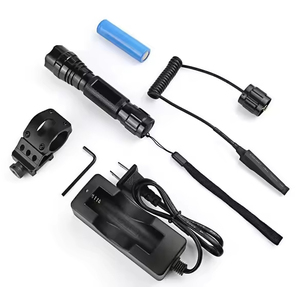 Outil d'éclairage LED portable avec faisceau multicolore, lampe torche en alliage d'aluminium durable pour le camping et la chasse en plein air, résistante à l'eau - Product Image 3