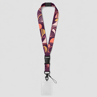 CH Wholesale Sublimation Printing Polyester Lanyards With Logo Custom Certification Keychain OEM ODM ECO Promotion Event Gifts