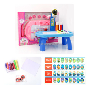 Multifunction Educational Projector Drawing Table Toy Learning Desk Kids Projector <strong>Art</strong> Drawing Table Toys Painting Board Desk - Product Image 3