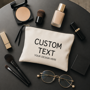 Certified Factory Simple Style Printing Logo <b>Make</b> <b>Up</b> <b>Bag</b> Cannvas Custom Brand Logo Cosmetics <b>Bag</b> - Product Image 2