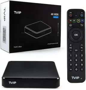 TVIP 605SE 1g 8g 4K、デュアルWifiセットトップボックス付きCLYTTE4K HEVC HD Tvip605CLYTTEテレビボックス