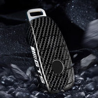 Étui à clés de voiture en carbone pour Benz A B C E R G S Classe E200 E400 E63 W213 S550 S560 C260 A200 W206 W223 GLA CLA GLK GLC CLS W205 AMG