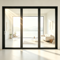 Portes accordéon en aluminium de haute qualité avec revêtement en poudre certifié NFRC américain, résistantes aux intempéries