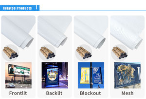 Material de Impresión para Pósteres Publicitarios de 340gsm-680gsm, Rollo de Lona Flexible Retroiluminada y Frontalmente Iluminada de Vinilo de PVC de 13oz - Product Image 6