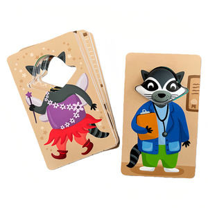 Wholesale Custom Design <b>Board</b> <b>Game</b> With <b>Logo</b> Personalized Funny Paper Card <b>Game</b> For Kids - Product Image 5
