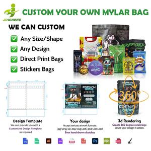 Sacs en plastique personnalisés avec découpe de forme, emballage refermable, résistants aux enfants, anti-odeur, sacs Mylar 3.5 avec <span class=keywords><strong>mon</strong></span> logo - Product Image 6