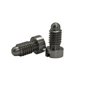 Fasteners Fixing Screws with One-slot Custom CNC Machined Slotted Stainless Steel Lathe Parts Cnc Machining Customized Size