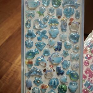 Nouveauté personnalisée : Autocollants 3D en relief style gelée, autocollants 3D imperméables pour enfants, autocollants à bulles de dessins animés - Product Image 2