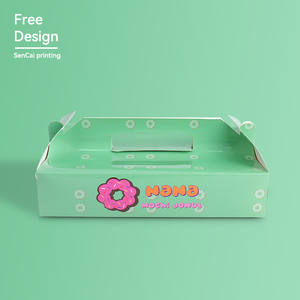 Mochi Donut hộp tráng miệng hộp với nắp bánh bao bì hộp bánh - Product Image 4