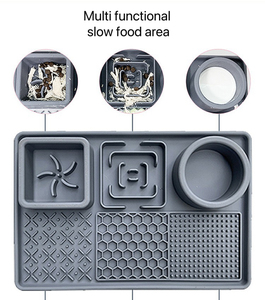 Manger lentement soins dentaires planche à lécher pour animaux de compagnie bol d'aspiration en Silicone de qualité alimentaire augmente le plaisir de l'alimentation des animaux de compagnie réduit l'anxiété - Product Image 2