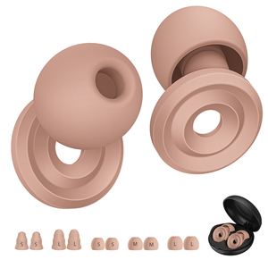 Tapones para los Oídos con Filtro de 5 Tamaños, Reducción de Ruido, Protección Auditiva, Insonorización, Tapones para los Oídos para Motocicleta, Puntas de Espuma con Memoria, Tapones de Espuma para los Oídos - Product Image 2