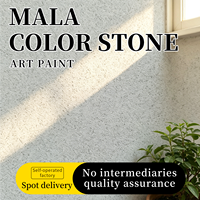 Peinture artistique en pâte Mara pour pierre colorée, imperméable, ignifuge, anti-poussière, faible rétrécissement, en seau, directement de l'usine
