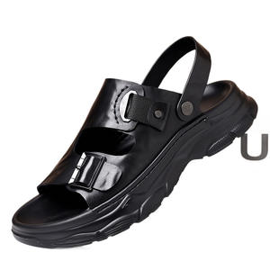 Sandalias de Hombre con Punta Cerrada 2026, de Cuero Genuino, Suela Gruesa Antideslizante y Transpirable, Estilo Coreano, Moda Casual, Zapatos de Playa - Product Image 5