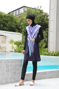 Burkinis en gros 2024, maillots <span class=keywords><strong>de</strong></span> <span class=keywords><strong>bain</strong></span> musulmans, spandex extensible, maillots <span class=keywords><strong>de</strong></span> <span class=keywords><strong>bain</strong></span> islamiques modestes pour femmes, maillots <span class=keywords><strong>de</strong></span> <span class=keywords><strong>bain</strong></span> - Product Image 4