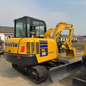 Komatsu PC56 usde pelles sur chenilles d'occasion très performantes de 5 tonnes pour la construction ou la ferme avec EPA en stock - Product Image 1