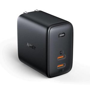 อะแดปเตอร์ชาร์จเร็ว <span class=keywords><strong>Aukey</strong></span> PA-B4 65W Omnia Duo แบบสองพอร์ต PD ชาร์จเร็ว USB-C สำหรับโทรศัพท์และแท็บเล็ต - Product Image 6