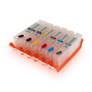 Cartucho de Tinta Recargable Vacío PGI-550 CLI-551 de 6 Colores con Chip para Impresora <span class=keywords><strong>Canon</strong></span> <span class=keywords><strong>PIXMA</strong></span> <span class=keywords><strong>MG6350</strong></span> MG7150 IP8750 - Product Image 1