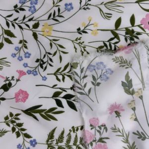 Thiết Kế Mới Thời Trang Tùy Chỉnh 100% <span class=keywords><strong>Polyester</strong></span> In Ấn Dệt Hoa Sợi Nhỏ In Bộ Đồ Giường Vải Cho Nhà Hàng Dệt May - Product Image 3