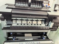 Poster Iklan Bekas yang Direkondisi Mesin Fotokopi CAD Kecepatan Tinggi A1 A0 Printer Plotter Produksi HP PageWide XL 5000 5100 5200 6000 MFP