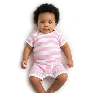 Proveedor de peleles para bebés con logotipo personalizado, pelele de algodón suave para bebés, servicio OEM, ropa de algodón orgánico para recién nacidos. - Product Image 1