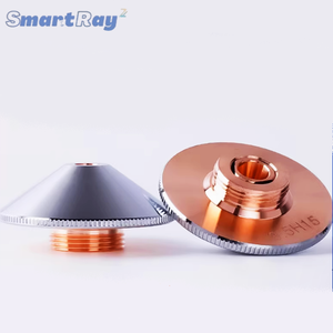 Boquilla de corte láser SmartRay OEM <span class=keywords><strong>DNE</strong></span> con boquilla de doble capa única cromada para máquinas de corte por láser - Product Image 3