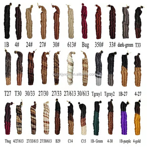 Extensiones de Cabello Ondulado para Trenzas Francesas de 150g, Extensiones de Cabello de Ganchillo para Mujer - Product Image 6