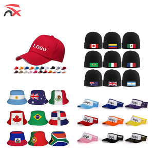 Wholesale Custom Country Flag Hat Bucket Hat Empty Top Hat Baseball Caps for Promotion Supply