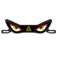 Feu arrière universel pour moto, étanche, avec éclairage de plaque d'immatriculation LED « Devil Eye », feu stop et clignotant, accessoire décoratif pour moto