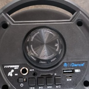 Altavoz portátil con micrófono, pantalla de visualización de luz LED colorida de CA 100-240V para uso en interiores y exteriores - Product Image 3