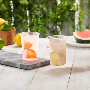 20 oz PET Plastic Cup Take Away Cold Drink 600 ml Custom logo 1000 Pcs /ctn Wholesale Plastic PET Cup - Product Image 4