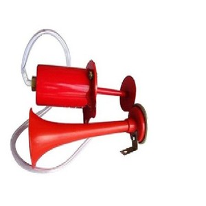 Klaxon de vélo rouge en métal, son puissant, alimenté par batterie, fabriqué en Chine, modèle général, accessoire de cyclisme - Product Image 3