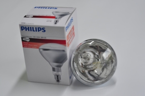 <span class=keywords><strong>PHILIPS</strong></span> 250W E27 CL <span class=keywords><strong>Ampoule</strong></span> chauffante infrarouge en verre dur transparent BR125 IR pour équipement de physiothérapie - Product Image 5