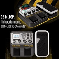 Processeur de modélisation de guitare NUX MG-100, pédale d'effets de guitare, accordeur de batterie, enregistreur, 58 effets, 72 préréglages, multifonction