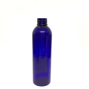 RUIPACK Cobalt blue plastic bottle in different shape and size empty PET lotion and shampoo bottle