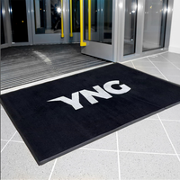 Tapis en nylon de haute qualité avec logo |   Paillasson en caoutchouc nitrile robuste avec crampons, idéal pour les zones à fort trafic
