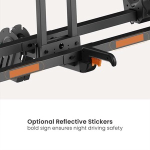 Porte-vélos de voiture pliable en acier robuste CBR10-22H pour 2 vélos, avec rampe de chargement, <span class=keywords><strong>support</strong></span> de vélo pour SUV et camion - Product Image 3