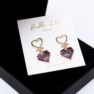 Porte-cartes de présentation de bijoux en or personnalisé avec logo, carte d'instructions d'entretien des bijoux pour bracelet, collier, boucles d'oreilles en pierre - Product Image 3