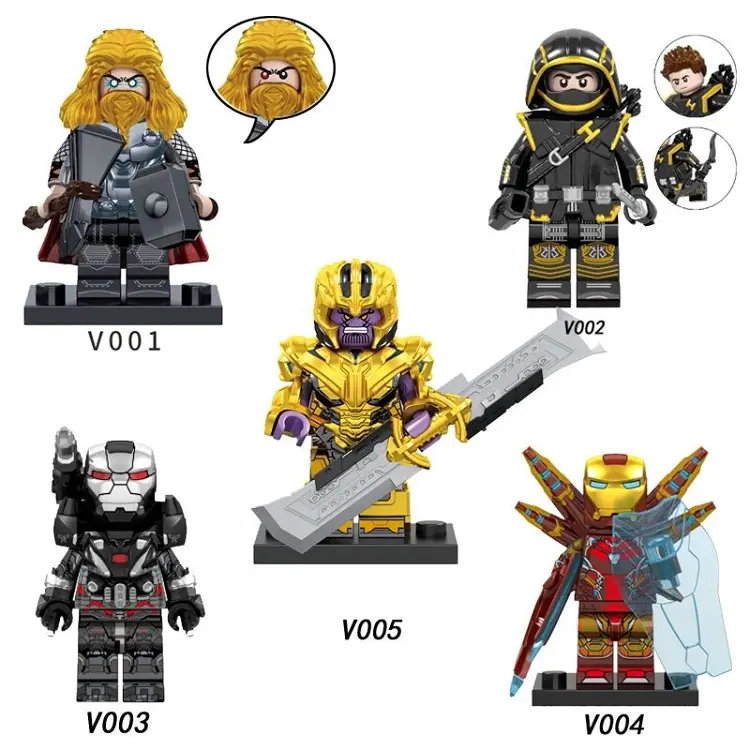 Super Heroes Endgame Thanos Hawkeye Thanos Wonder Woman Mini Action Figure block figure toys for Kids Christmas gifts