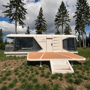 Sang Trọng Sinh Thái Viên Nang Nhà Cho Không Gian Ngoài Trời Prefab Của Apple Cabin <span class=keywords><strong>Container</strong></span> Với Prefab Phòng Tắm Phòng Ngủ Nhà Bếp Nhập Cho Biệt Thự Sử Dụng - Product Image 1