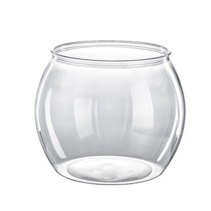 Aquarium rond en plastique épais et résistant aux chutes, économique, mini-aquarium sans distorsion pour poissons zébrés, décoration de salon - Product Image 1