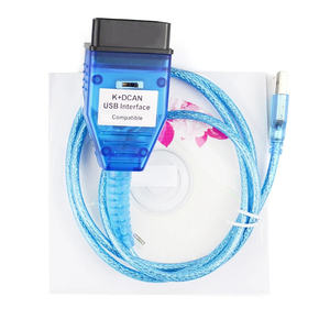 Para BMW Inpa K + dcan Usb Ft232 con interruptor para cable de diagnóstico de coche herramienta de solución de problemas de coche azul para BMW obd2 escáner de código - Product Image 6